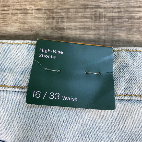 Wild Fable High rise button up short with raw fringe - Picture 5 of 7